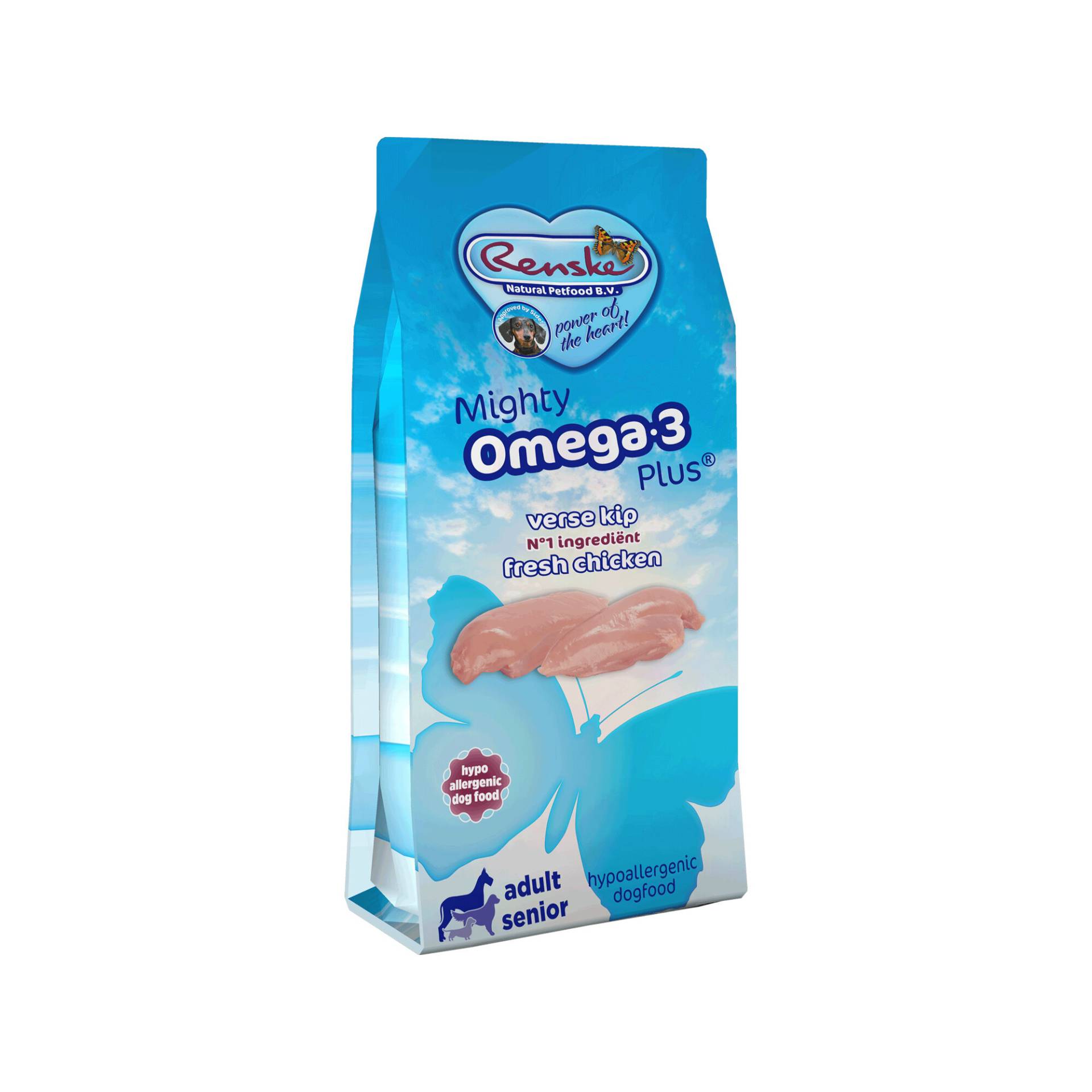 Renske Mighty Omega 3 Plus - Adult/Senior - Huhn - 6,5 kg von Renske