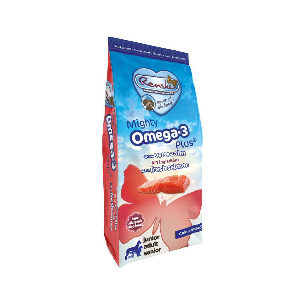Renske Mighty Omega 3 Plus Cold Pressed - Lachs - 6,5 kg von Renske