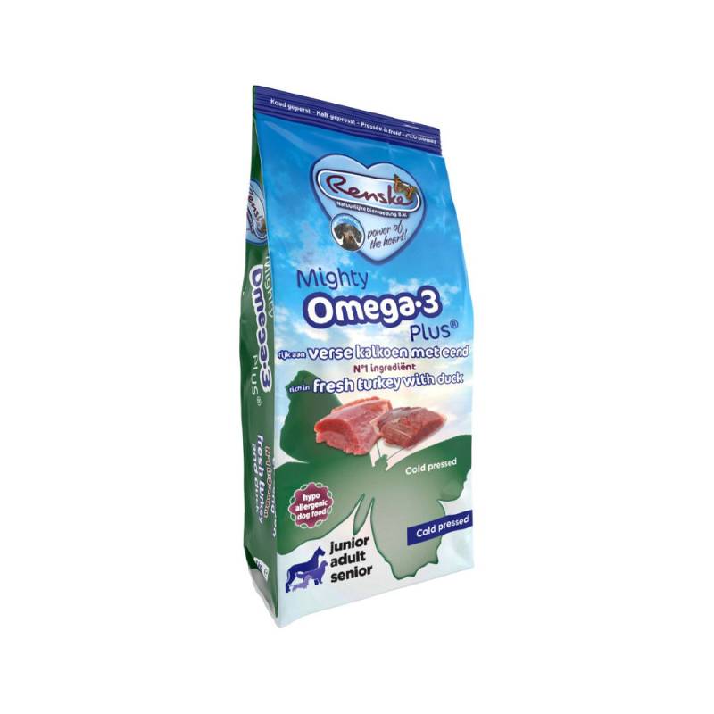 Renske Mighty Omega 3 Plus Cold Pressed - Pute & Ente - 6,5 kg von Renske