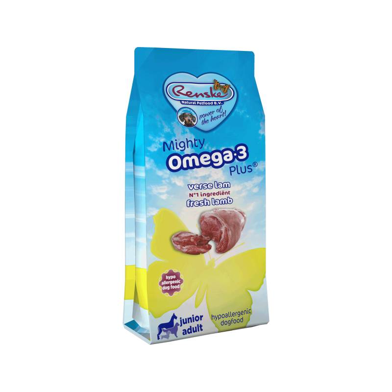 Renske Mighty Omega 3 Plus - Junior/Adult - Lamm - 6,5 kg von Renske