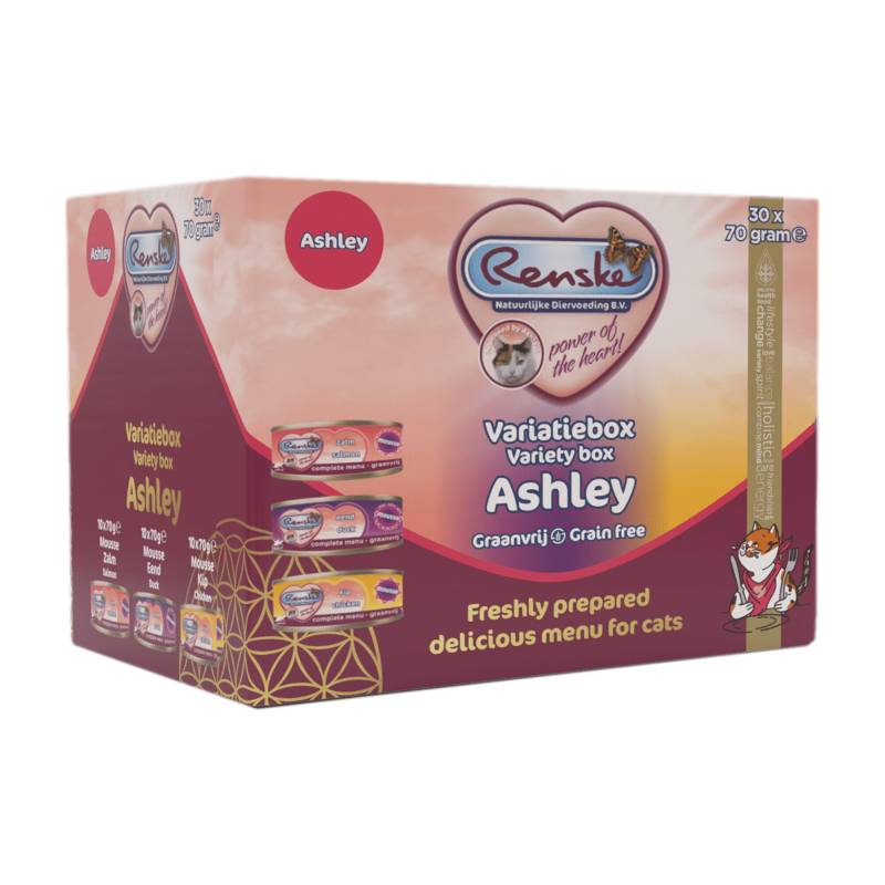 Renske Nassfutter Variationsbox Ashley - 30 x 70 g von Renske