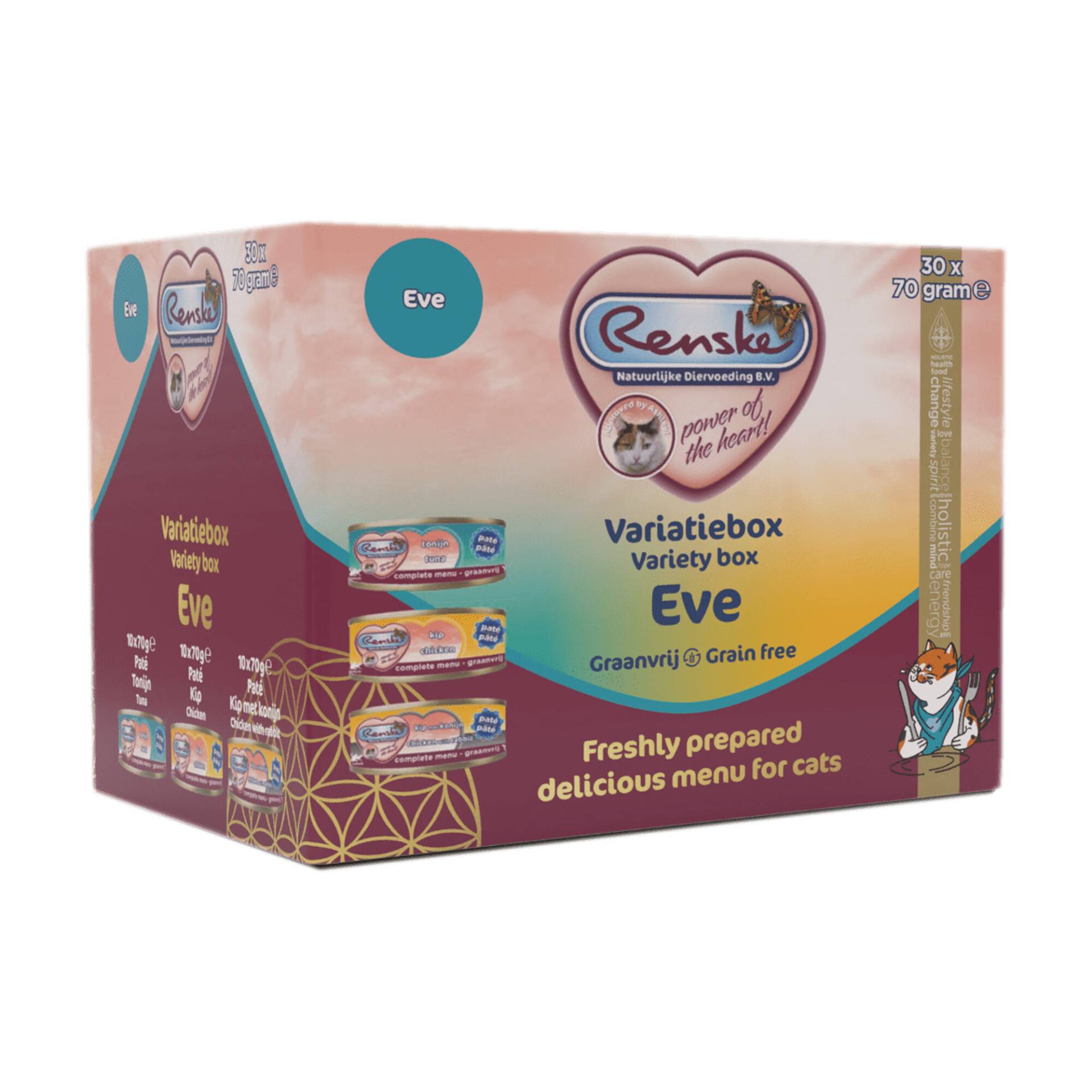 Renske Nassfutter Variationsbox Eve - 30 x 70 g von Renske