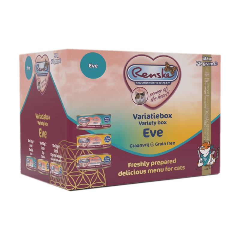 Renske Nassfutter Variationsbox Eve - 30 x 70 g von Renske