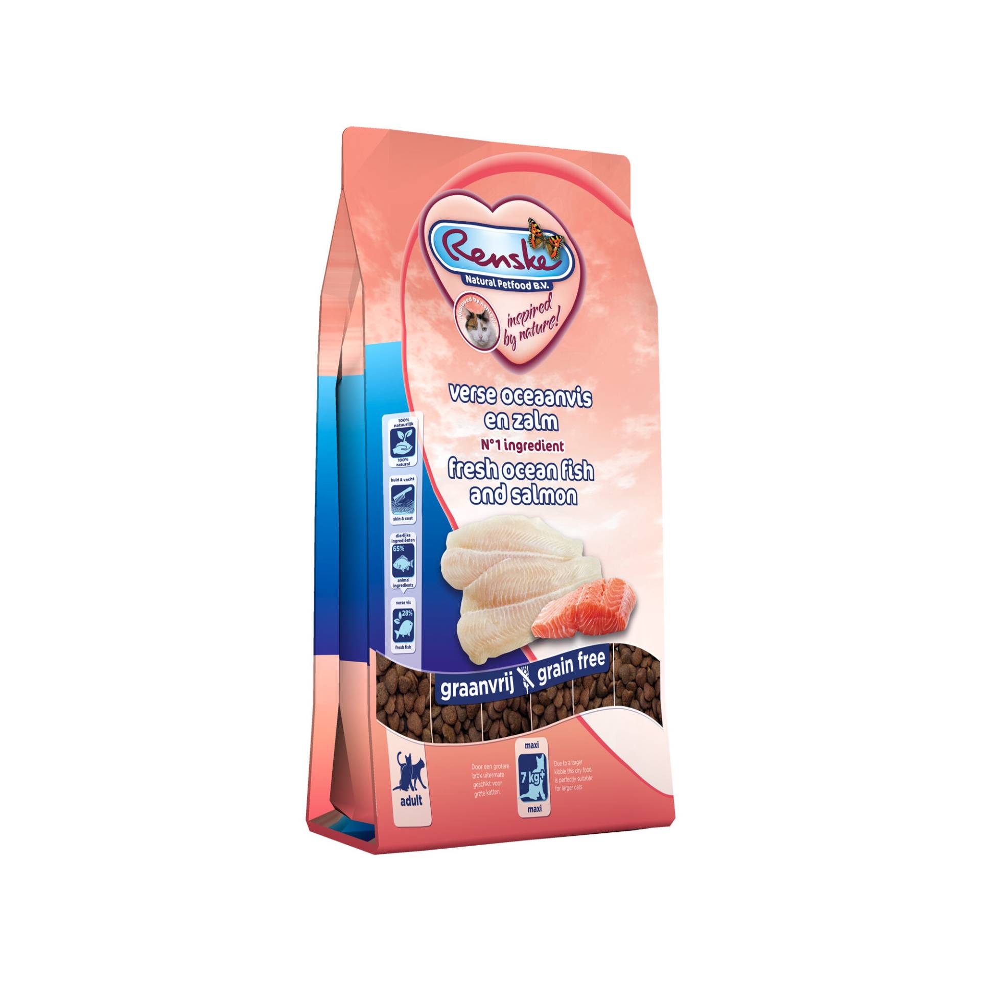 Renske Super Premium Grainfree Maxi - Meeresfisch und Lachs - 6 kg von Renske