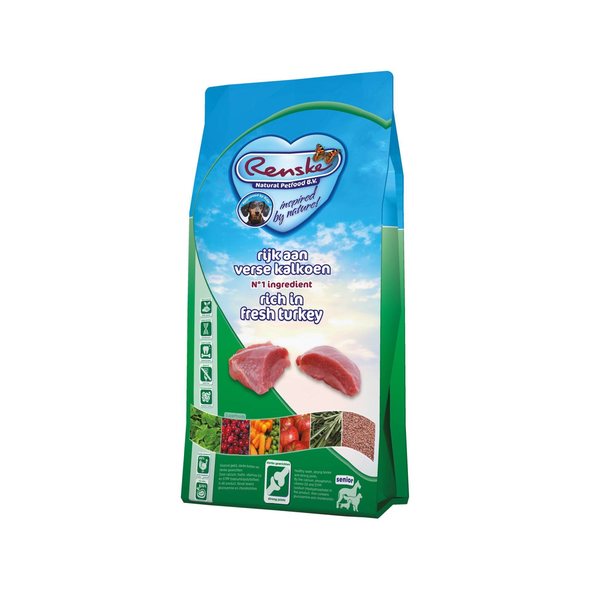 Renske Super Premium Senior Getreidefrei - Pute - 6,5 kg von Renske