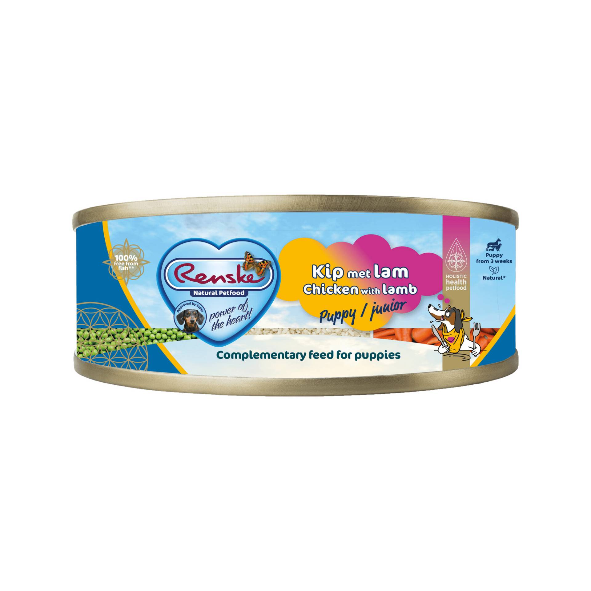 Renske frisches Hundefutter - Huhn mit Lamm - 24 x 95 g von Renske