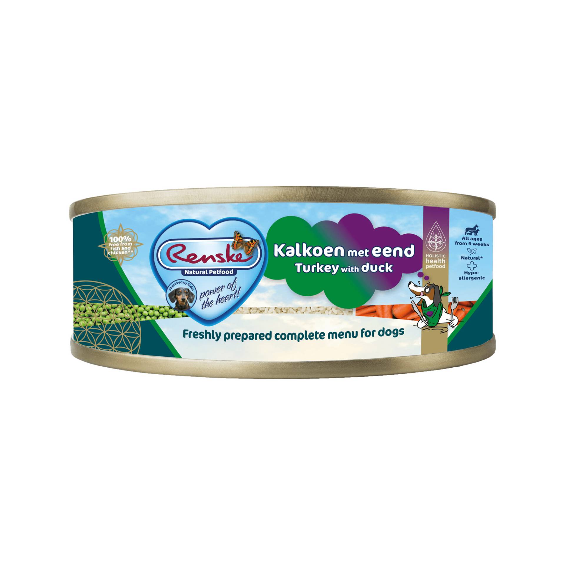Renske frisches Hundefutter - Pute mit Ente - 24 x 95 g Renske frisches Hundefutter - Pute mit Ente - 24 x 95 g von Renske
