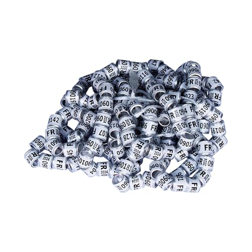 50 Stück GeflüGel FußRinge Mit Bunter - 5 Farben, BrieftaubenfußRing KleingeflüGel Klemmringe HäHnchen Beinringe Taubenring, Taubenbeinring Clip On Leg Rings Für Geflügel, Tauben, Wildvogel 50 Stück GeflüGel FußRinge Mit Bunter - 5 Farben, BrieftaubenfußRing KleingeflüGel Klemmringe HäHnchen Beinringe Taubenring, Taubenbeinring Clip On Leg Rings Für Geflügel, Tauben, Wildvogel von Renywosi