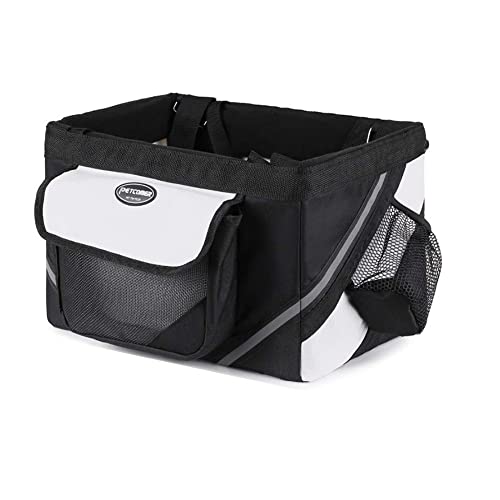 Hundefahrradkorb - Vorne Fahrradkörbe Für Hunde, Haustier Fahrradtasche Reisetasche Korb, Erweiterbarer Weicher Haustier Tragerucksack Für Kleine Hundekatzen, Fahrradlenker Hundeträger Fahrradtasche Hundefahrradkorb - Vorne Fahrradkörbe Für Hunde, Haustier Fahrradtasche Reisetasche Korb, Erweiterbarer Weicher Haustier Tragerucksack Für Kleine Hundekatzen, Fahrradlenker Hundeträger Fahrradtasche von Renywosi