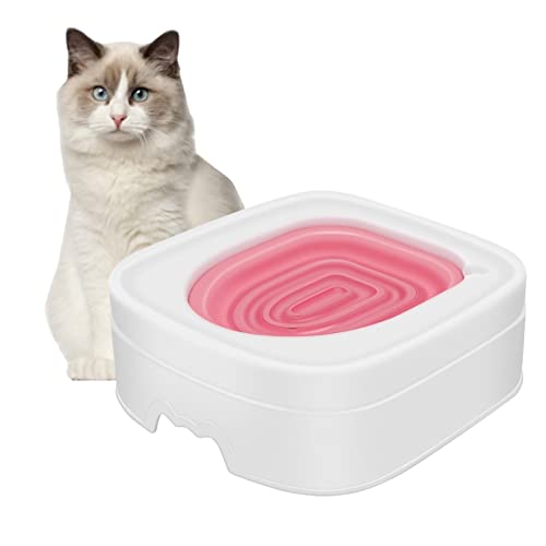 Katzentoilettentraining | Großraum-Katzentoilette | Hilft der Katze beizubringen, die Toilette für Katzenkätzchen zu benutzen, Katzentöpfchen-Trainer für die Haustierreinigung Renywosi von Renywosi