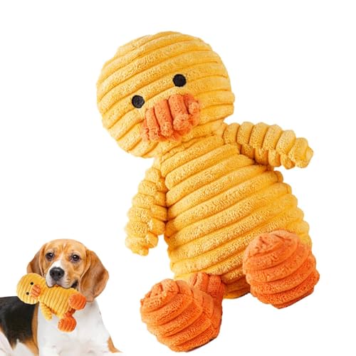 Quietschendes Hundespielzeug aus Plüsch – Beruhigendes Spielzeug für aggressive Kauer, Haustier-Spielgerät zur Zahnreinigung, Welpentraining, Kauwerkzeuge Quietschendes Hundespielzeug aus Plüsch – Beruhigendes Spielzeug für aggressive Kauer, Haustier-Spielgerät zur Zahnreinigung, Welpentraining, Kauwerkzeuge von Renywosi