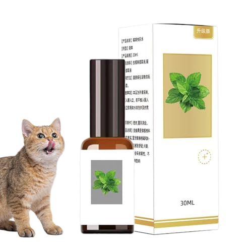 Renywosi Katze anziehen Spray, Katzenminzenspray | 30 ml sichere flüssige Katzenminze Joy Cat Spray - Langlebig anziehen Accessoires, Trainingswerkzeug, mildes Kätzchenverhalten Öl zum Beruhigen Renywosi Katze anziehen Spray, Katzenminzenspray | 30 ml sichere flüssige Katzenminze Joy Cat Spray - Langlebig anziehen Accessoires, Trainingswerkzeug, mildes Kätzchenverhalten Öl zum Beruhigen von Renywosi