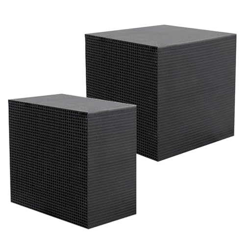 Wasseraufbereiter Würfel für Pferdetrog – 2 Stück Starke Filtration Aquarium Wasserreiniger – Ultra Starke Filtration und Absorption Aktivkohle Aquarium Wasserreiniger Würfel Block für Teiche Wasseraufbereiter Würfel für Pferdetrog – 2 Stück Starke Filtration Aquarium Wasserreiniger – Ultra Starke Filtration und Absorption Aktivkohle Aquarium Wasserreiniger Würfel Block für Teiche von Renywosi