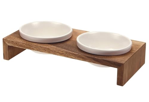 Wolters | Doppelnapf Gohan teak | 0,2 l von Replus