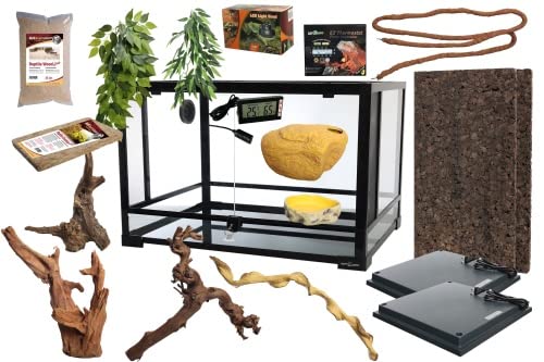 ReptiZoo Komplettset: Für kletternde Schlangen mit 120x45x60cm Glasterrarium (Änderung) von ReptiZoo