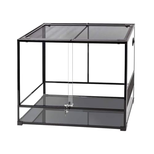 Reptile Treasures Knock-Down Terrarium – Schiebetür – 61 x 45,7 x 61 cm von Reptile Treasures