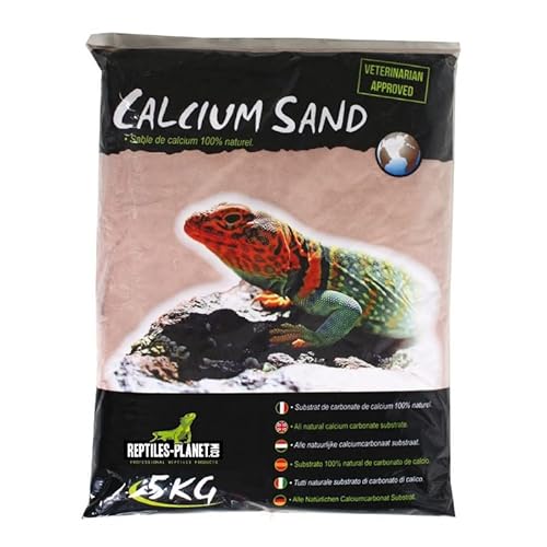 Reptiles-Planet Kalzium Sand, 5kg, Kalahari Rot von Reptiles-Planet
