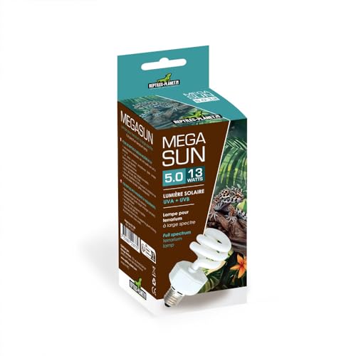Reptiles Planet MegaSun UVB 5.0 Leuchtmittel UVA UVB 13 W Reptiles Planet MegaSun UVB 5.0 Leuchtmittel UVA UVB 13 W von Reptiles-Planet
