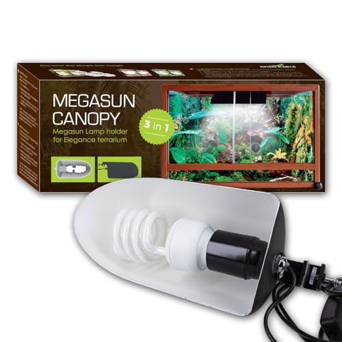 Reptiles Planet - Megasun Canopy – Halterung für Kompaktleuchtmittel von 13 bis 26 W von Reptiles-Planet