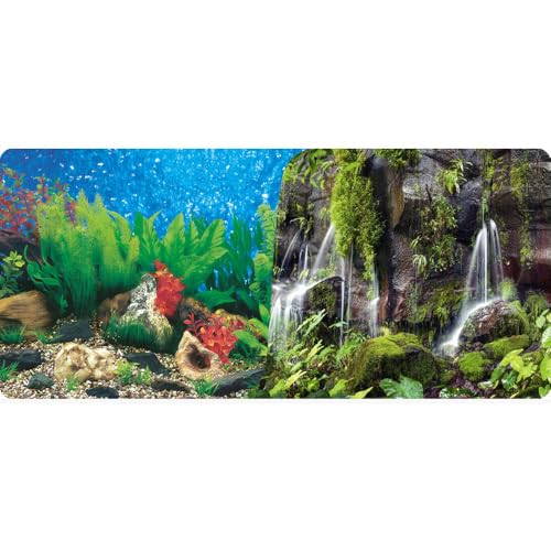 Reptiles-Planet Poster Waterfall Aquarium/Terrarium 2 Seiten 1, Rolle 15m, Höhe 40cm von Reptiles-Planet