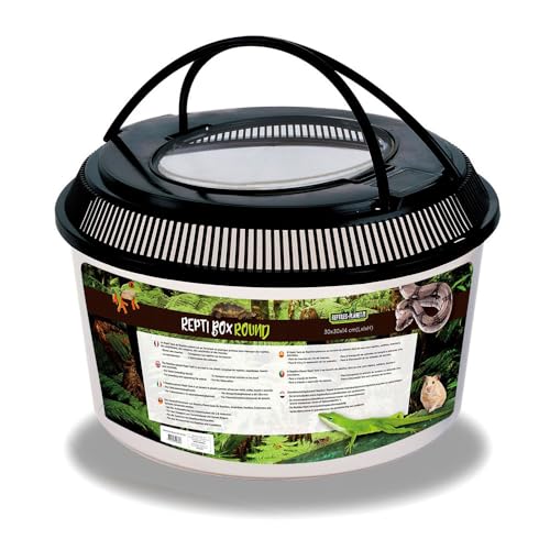 Reptiles-Planet Runden Kunststoff Repti-Box, 30cm Durchmesser x 19cm Höhe von Reptiles-Planet