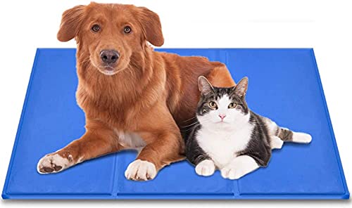Resch Kühlmatte für Hunde, Katzen & Menschen - 50 x 65cm, Selbstkühlende Gelmatte für Hund & Katze, zur Kühlung der Körpertemperatur, Haustier Kältematte, Kühldecke, Hundematte von Resch