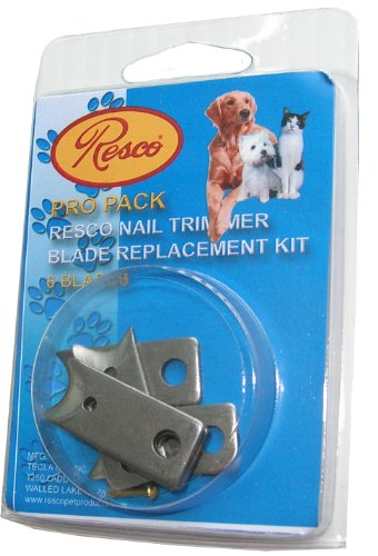 Resco Pro Pack, 6 Klinge Ersatz Nail Clipper Klingen, passt Guillotine Trimmer von Resco