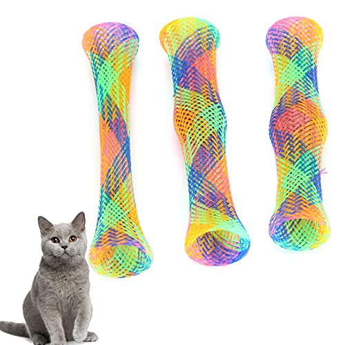 Restokki 3pcs Katzen -Federrohrspielzeug, farbenfrohe springende interaktive mit Glocken und Katzenminze liefern Erregung Haustiere Leichte Flexible Nylonmaterial Leuchtende Farben Guter Restokki 3pcs Katzen -Federrohrspielzeug, farbenfrohe springende interaktive mit Glocken und Katzenminze liefern Erregung Haustiere Leichte Flexible Nylonmaterial Leuchtende Farben Guter von Restokki