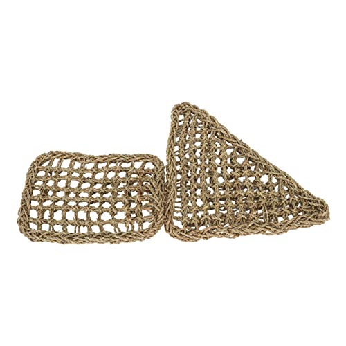 Restokki Hängematte für Reptilien, Eidechsen, Bartagamen, Grasfasern, weiche Kletterhängematte für Geckos, Einsiedlerkrebse Restokki Hängematte für Reptilien, Eidechsen, Bartagamen, Grasfasern, weiche Kletterhängematte für Geckos, Einsiedlerkrebse von Restokki