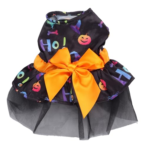 Restokki Hunde-Halloween-Kostüm, niedlich, stilvoll, weich, bequem, waschbar, buntes Haustierkleid für Halloween, Party, Cosplay Restokki Hunde-Halloween-Kostüm, niedlich, stilvoll, weich, bequem, waschbar, buntes Haustierkleid für Halloween, Party, Cosplay von Restokki