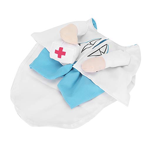 Restokki Mini süße lustige Katzen-Kleidung, Arzt-Anzug, Verkleidung, Kostüm, Kleidung, Heimtierbedarf von Restokki