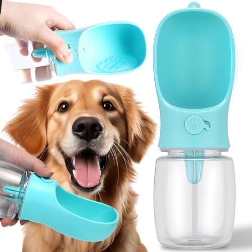 Retoo Hunde Flasche für Haustiere Wasserspender Reisezubehör für Wandern und Campen Drehbare Wassersparfunktion auslaufsicher tragbar Edelstahl lebensmittelechter Kunststoff 350 ml BPA-frei Türkis Retoo Hunde Flasche für Haustiere Wasserspender Reisezubehör für Wandern und Campen Drehbare Wassersparfunktion auslaufsicher tragbar Edelstahl lebensmittelechter Kunststoff 350 ml BPA-frei Türkis von Retoo