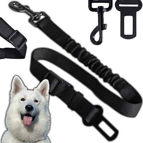 Retoo Hundegurt fürs Auto, 65-80 cm, Verstellbarer Anschnallgurt für Hunde und Katzen, mit Elastischer Ruckdämpfung und Starke Karabiner, für Kleine und Mittlere Hunde und Alle Autotypen, Schwarz Retoo Hundegurt fürs Auto, 65-80 cm, Verstellbarer Anschnallgurt für Hunde und Katzen, mit Elastischer Ruckdämpfung und Starke Karabiner, für Kleine und Mittlere Hunde und Alle Autotypen, Schwarz von Retoo