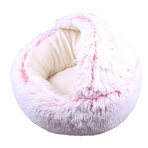 Reuvv Beruhigendes Katzenbett, Donut-Kuschelnest, warmes weiches Plüschkissen für Hunde und Katzen, mit gemütlichem Schwamm, rutschfeste Unterseite für kleine, mittelgroße Haustiere, Reuvv Beruhigendes Katzenbett, Donut-Kuschelnest, warmes weiches Plüschkissen für Hunde und Katzen, mit gemütlichem Schwamm, rutschfeste Unterseite für kleine, mittelgroße Haustiere, von Reuvv