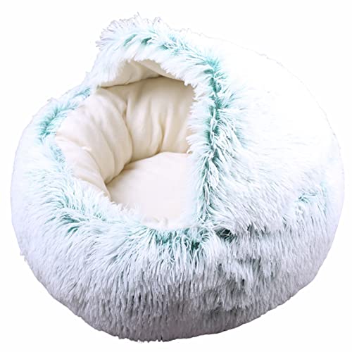Reuvv Beruhigendes Katzenbett, Donut-Kuschelnest, warmes weiches Plüschkissen für Hunde und Katzen, mit gemütlichem Schwamm, rutschfeste Unterseite für kleine, mittelgroße Haustiere, Reuvv Beruhigendes Katzenbett, Donut-Kuschelnest, warmes weiches Plüschkissen für Hunde und Katzen, mit gemütlichem Schwamm, rutschfeste Unterseite für kleine, mittelgroße Haustiere, von Reuvv
