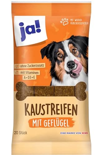 Rewe Beste Wahl Vogelstift Kaustreifen mit Geflügel 10x20 Stück von Rewe beste wahl