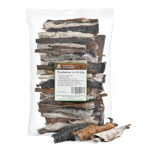 Pferdekopfhaut mit Fell 800g ca. 15 cm natürliche Zahnpflege für Hunde, wie Pferdeknochen Pferdekopfhaut mit Fell 800g ca. 15 cm natürliche Zahnpflege für Hunde, wie Pferdeknochen von Kaureks Natur Hundeleckerlies