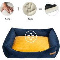 Rexproduct Otto Orthopädisches Hundebett Dunkelblau S-XL gelb S von Rexproduct