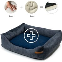 Rexproduct Otto Orthopädisches Hundebett Graphit S-XL dunkelblau S von Rexproduct