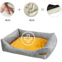 Rexproduct Otto Orthopädisches Hundebett Grau S-XL gelb M von Rexproduct