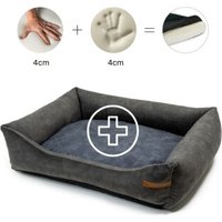 Rexproduct Otto Orthopädisches Hundebett Grau S-XL graphit/nature M von Rexproduct