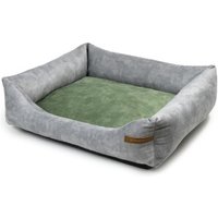 Rexproduct SoftColor luxury dog bed in grau color grün M von Rexproduct