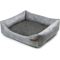 Rexproduct SoftColor luxury dog bed in grau color khaki S von Rexproduct