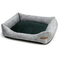 Rexproduct SoftColor luxury dog bed in grau color dunkelgrün L von Rexproduct