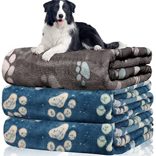 Hundedecke, waschbar fleecedecke, katzendecke, 3 Pack Weiche Warme Haustier Decken für Kleine Mittlere Hunde Katzen, Mit niedlichem Knochen-Druck, Haustierdecke Schlafmatte für Sofa Bett,106 * 76CM Hundedecke, waschbar fleecedecke, katzendecke, 3 Pack Weiche Warme Haustier Decken für Kleine Mittlere Hunde Katzen, Mit niedlichem Knochen-Druck, Haustierdecke Schlafmatte für Sofa Bett,106 * 76CM von Rezutan