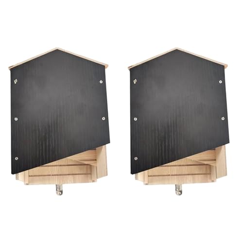 Rfeeuubft 2X Großes Outdoor Fledermaushaus Riesige Holzkiste Wetterfest Unbehandelt Spiral Fledermaus Haus Unterstand Garten Zubehör B Rfeeuubft 2X Großes Outdoor Fledermaushaus Riesige Holzkiste Wetterfest Unbehandelt Spiral Fledermaus Haus Unterstand Garten Zubehör B von Rfeeuubft