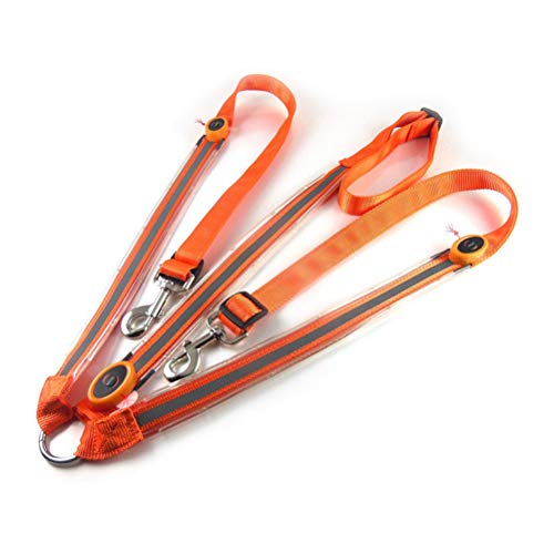 Hochvissibilitätsgrad, LED Horse Brustpellehalsband Einstellbare Sicherheitsausrüstung mit Konstantem Reiten Zum Reiten (ORANGE) von RiToEasysports