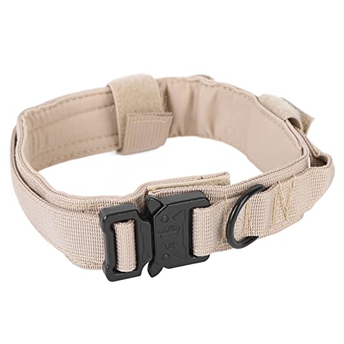 Hundehalsband, flexibel, weich gepolstert, verstellbar, dickes Nylon, mit Schnalle, für Aktivitäten im Freien (350 ml) von RiToEasysports