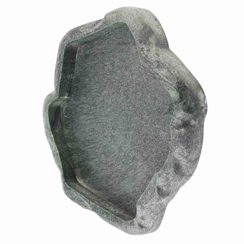 RiToEasysports ABS Harz Reptile Bowl Imitation Rock Design, Untere Kante Smootor -Oberfläche, um die und die Eidechsen Gefüttert zu Halten (#1) von RiToEasysports