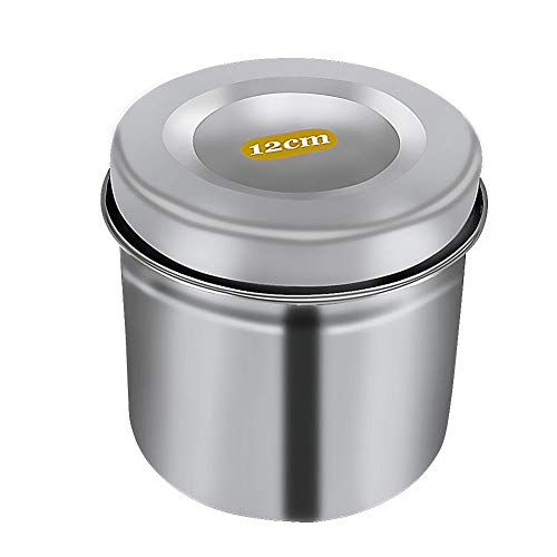 RiToEasysports Desinfektionsbox aus Edelstahl Alkohol mit Exquisiter Verarbeitung für Schönheitssalons, Krankenhäuser und Kliniken (12 cm) von RiToEasysports